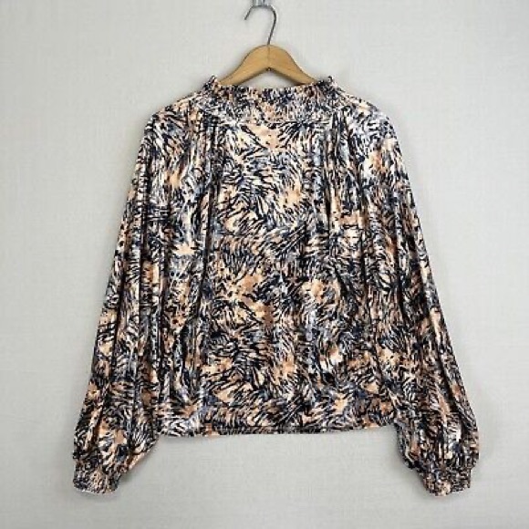Free People go get em tiger crushed velvet top XS NWT - Picture 3 of 6